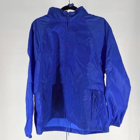 Jackets & Blazers - Blue Lightweight Packable Windbreaker Jacket